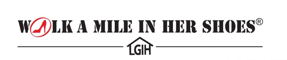Walk a mile in her shoes Logo